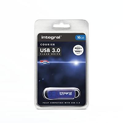 Integral INFD16GBCOU3.0 USB flash drive 16 GB USB Type-A 3.2 Gen 1 (3.1 Gen 1) Blauw, Zilver