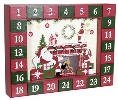 Adventskalender Open Haard met LEDS Adventskalender Open Haard met LEDS