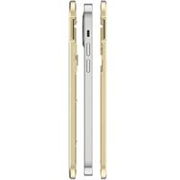 White Diamonds Cover 360° Glass Voor Apple IPhone 13 Pro Goud - thumbnail