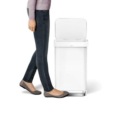 Simplehuman Afvalemmer Liner Pocket 45 liter Wit