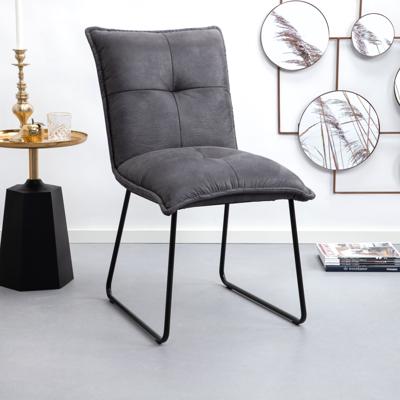 Tower Living Eetkamerstoel 'Seda' kleur grijs Tower Living Eetkamerstoel 'Seda' kleur grijs