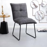 Tower Living Eetkamerstoel 'Seda' kleur grijs - thumbnail