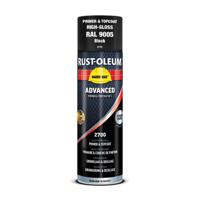 Rust-Oleum Hard Hat Advanced grondlaag en deklaag RAL9005 zwart hoogglans 500ml - thumbnail