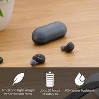 Sony WF-C500 True Wireless Headphones (tot 20 uur batterijduur met oplaadcase - compatibel met spraakassistent, ingebouwde microfoon voor telefoongesprekken, Bluetooth) zwart - thumbnail
