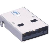 Lumberg 2410 08 2410 08 USB-2.0-stekker Stekker, inbouw horizontaal 1 stuk(s) - thumbnail