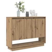 Dressoir Artisan Eiken 97 x 29 x 75 cm Bewerkt hout - thumbnail
