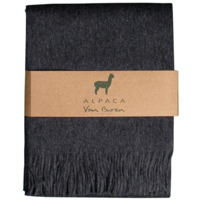Alpaca Plaid - Antraciet - 200x150cm - Nieuw!