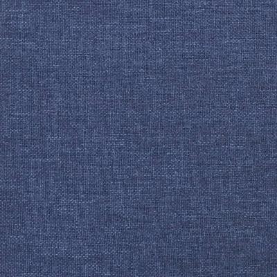 Hoofdbord met randen 163x16x78/88 cm stof blauw - thumbnail