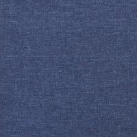 Hoofdbord met randen 93x16x118/128 cm stof blauw - thumbnail