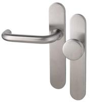 Cecil PF KL4 LS kruk L/vaste knop blind rvs mat - thumbnail