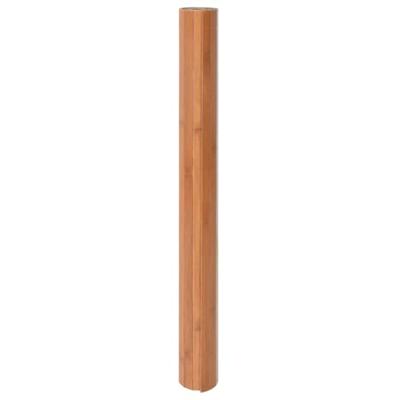 Vloerkleed rechthoekig 70x100 cm bamboe naturel
