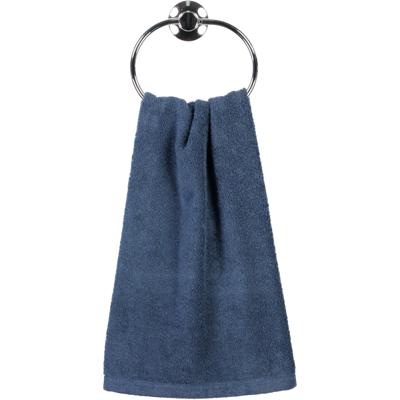 Cawö Cawö Lifestyle Uni Handdoek 50x100 Nachtblau