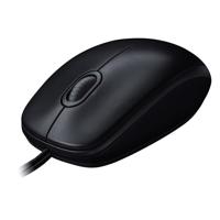 Logitech M100 Muis Kabelgebonden Optisch Zwart 3 Toetsen 1000 dpi - thumbnail