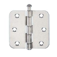 BSW scharnier - 76x76 mm - afgerond - RVS - thumbnail