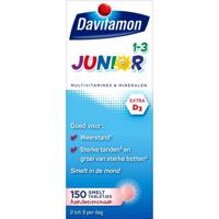 Davitamon Junior 1-3 Aardbei Smelttabletten - thumbnail