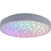 LED Plafondlamp - Plafondverlichting - Trion Carol - 22W - Aanpasbare Kleur - RGB - Afstandsbediening - Dimbaar - Rond - Mat Wit - Kunststof - thumbnail