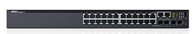 Dell Networking S3124 - Switch - C3 - Managed - 24 x 10/100/1000 + 2 x 10 Gigabit SFP+ + + 2 x SFP Gigabit gecombineerd - luchtstroom van voor naar achteren - op Rack Smart Value monteerbaar