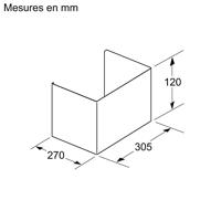 Bosch DWZ0IB5G0 schachtverlenging 120 mm - thumbnail
