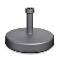Parasolvoet 25kg rond vulbaar antraciet - thumbnail