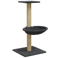 VidaXL Kattenmeubel met sisal krabpaal 74 cm donkergrijs - thumbnail