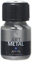 Creativ Company Hobbyverf metallic zilver, 30ml - thumbnail