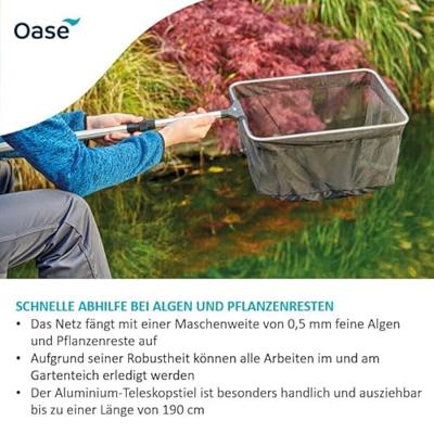 Professioneel fijnmazig vijver-schepnet Professioneel fijnmazig vijver-schepnet