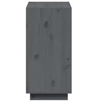 Boekenkast 60x35x71 cm massief grenenhout grijs - thumbnail