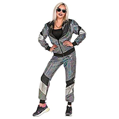 Disco Trainingspak Reflecterend Zilver Unisex