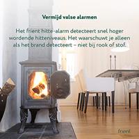 Frient Intelligent Heat Alarm melder (Wit, Zigbee 3.0) - thumbnail