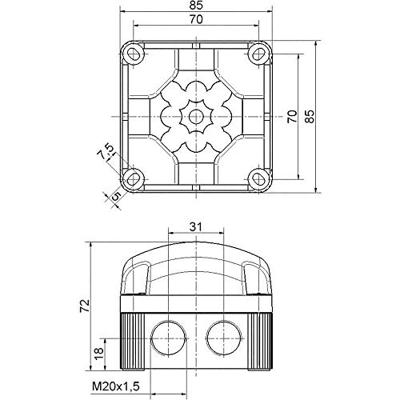 Werma Signaltechnik Signaallamp LED Werma 853.100.54 Rood Continulicht 12 V/DC Werma Signaltechnik Signaallamp LED Werma 853.100.54 Rood Continulicht 12 V/DC