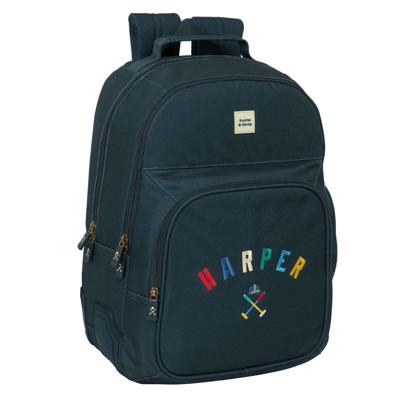 Schoolrugzak Harper & Neyer Marineblauw 32 x 42 x 15 cm
