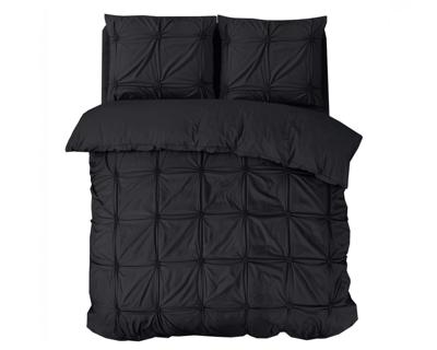 Sleeptime Punch Pintuck Zwart 140 x 200/220 cm