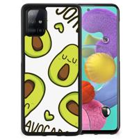 Samsung Galaxy A51 | Bumper Hoesje | Avocado Singing - thumbnail