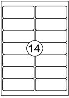 Etiket Quantore 99.1x38.1mm 1400 stuks - thumbnail