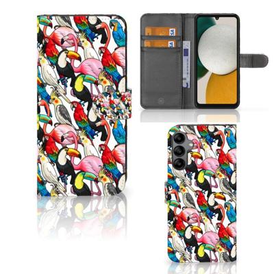 Samsung Galaxy A34 | Telefoonhoesje | Met pasjeshouder | Birds Samsung Galaxy A34 | Telefoonhoesje | Met pasjeshouder | Birds