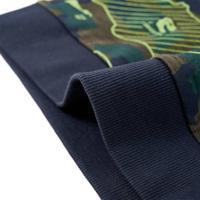 Kindershirt met print 140 gemleerd donkerkakikleurig - thumbnail