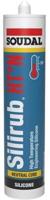 Soudal silirub ht° - n | zwart | 300 ml - 108266 - thumbnail