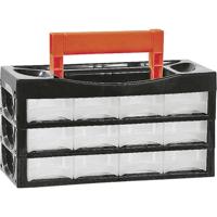 Alutec 66009 Assortimentskoffer (l x b x h) 128 x 34 x 68 mm Aantal vakken: 12 Inhoud 1 stuk(s) - thumbnail