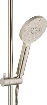 Ben glijstangset 90cm met 3 straalsoorten RVS-look