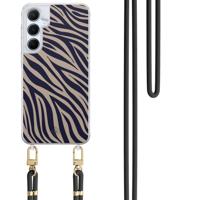 Samsung Galaxy A35 hoesje met zwart koord - Wavy twist - thumbnail