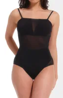Magic corrigerende Body - Sheer & Sexy body - Shapewear kanten bodysuit - Buik corrigerend - Smalle bandjes - thumbnail