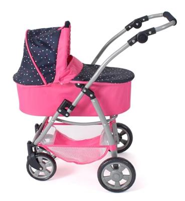 Combi-poppenwagen Emotion - Confetti Pink