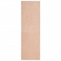 Vloerkleed laagpolig zacht en wasbaar 80x250 cm roze - thumbnail