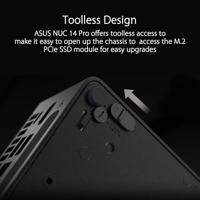 ASUS NUC 14 Pro RNUC14RVKU700002I Intel Core Ultra 7 Revel Canyon Barebones PC - thumbnail