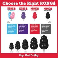 Hondenspeelgoed rubber large zwart Kong - Kong - thumbnail