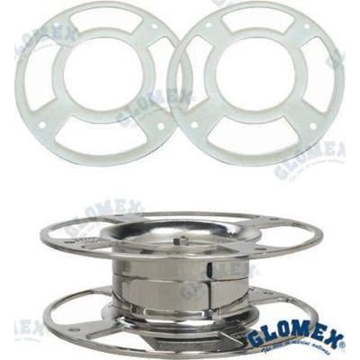 GLOV9500 - VERSTELBARE VOET 0/5, ROESTVRIJ STAAL. VOOR T-ANTENNES