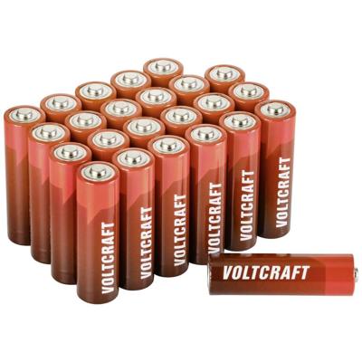VOLTCRAFT Industrial LR6 AA batterij (penlite) Alkaline 3000 mAh 1.5 V 24 stuk(s) VOLTCRAFT Industrial LR6 AA batterij (penlite) Alkaline 3000 mAh 1.5 V 24 stuk(s)