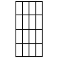 Inloopdouchewand 90x195 cm transparant gehard glas - thumbnail