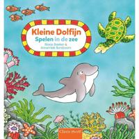 Kleine dolfijn spelen in de zee - thumbnail