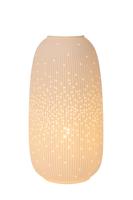 Lucide FLORES - Tafellamp - Ø 17,5 cm - 1xE14 - Wit - thumbnail